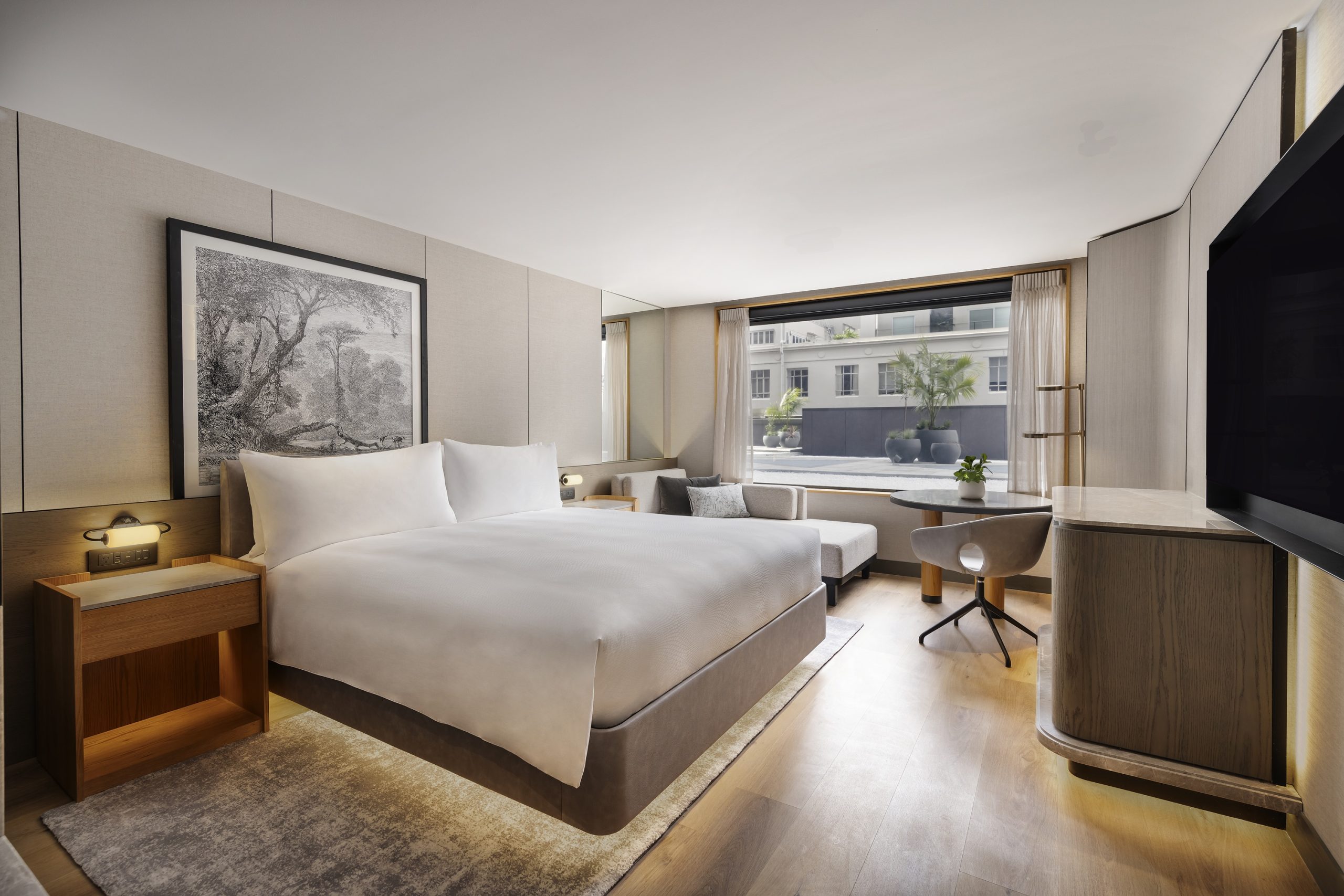 JW Marriott Opens in Auckland – A Luxurious Urban Oasis Inspired by Nature_JW Terrace View King Room